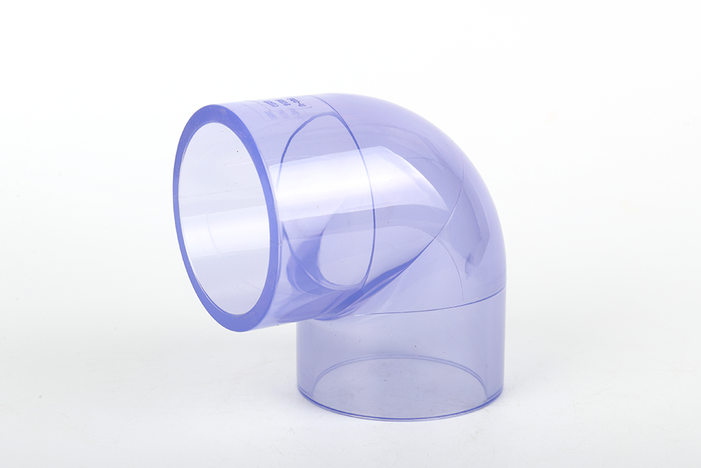 龙泉透明 90 度弯头